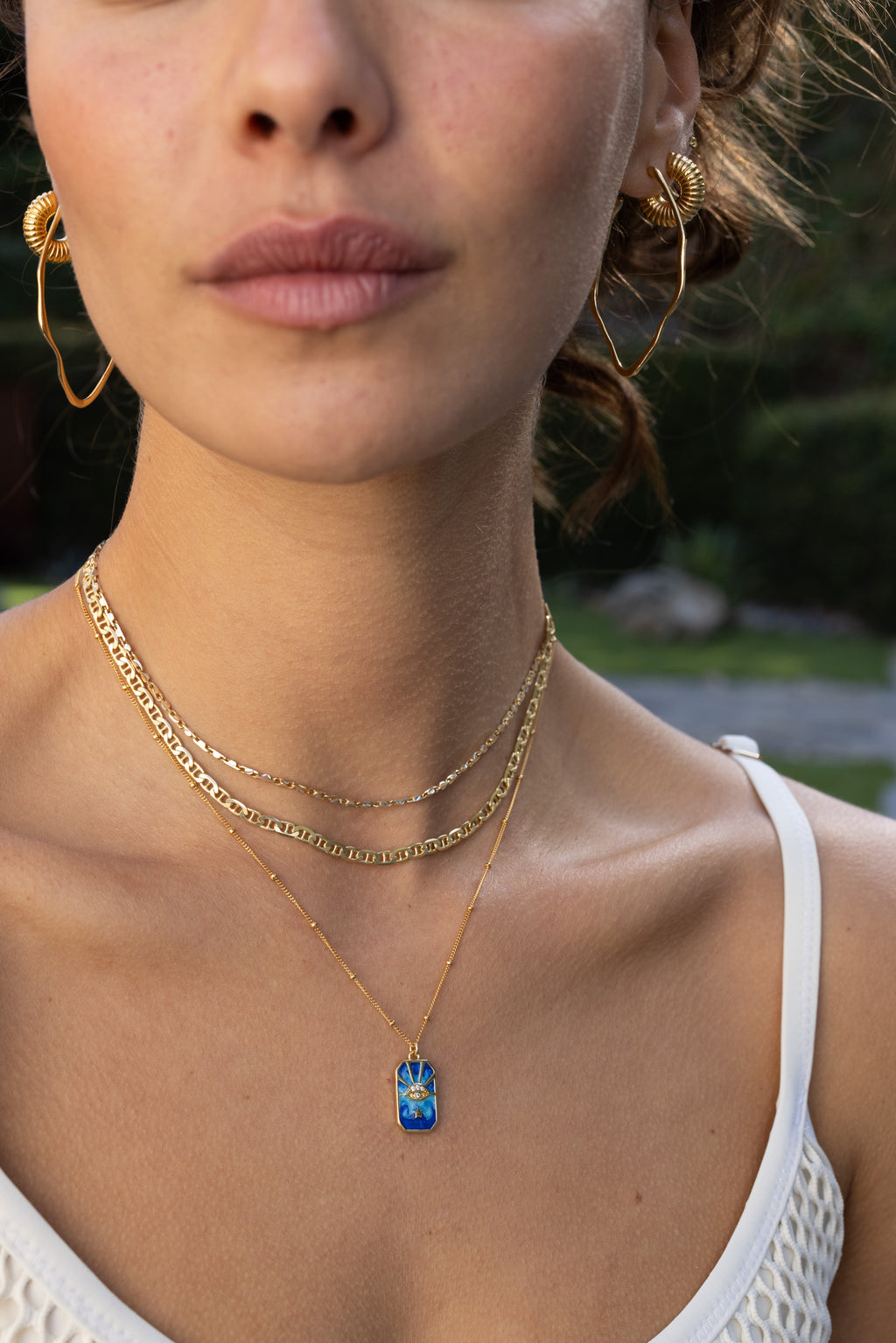 Bohdi Necklace in Blue