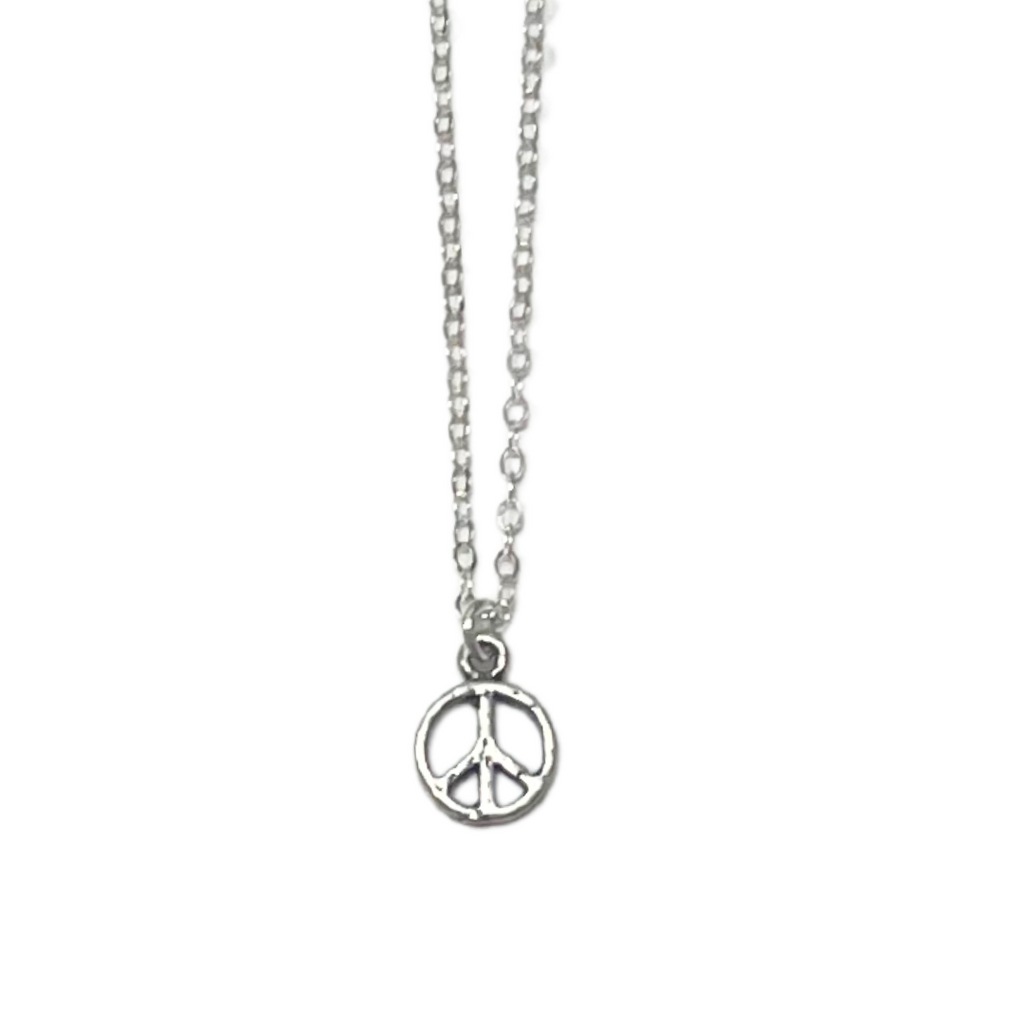 Peace Necklace in Silver