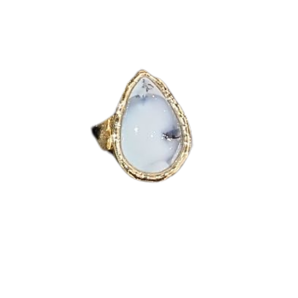 Dendritic Opal Cocktail Ring