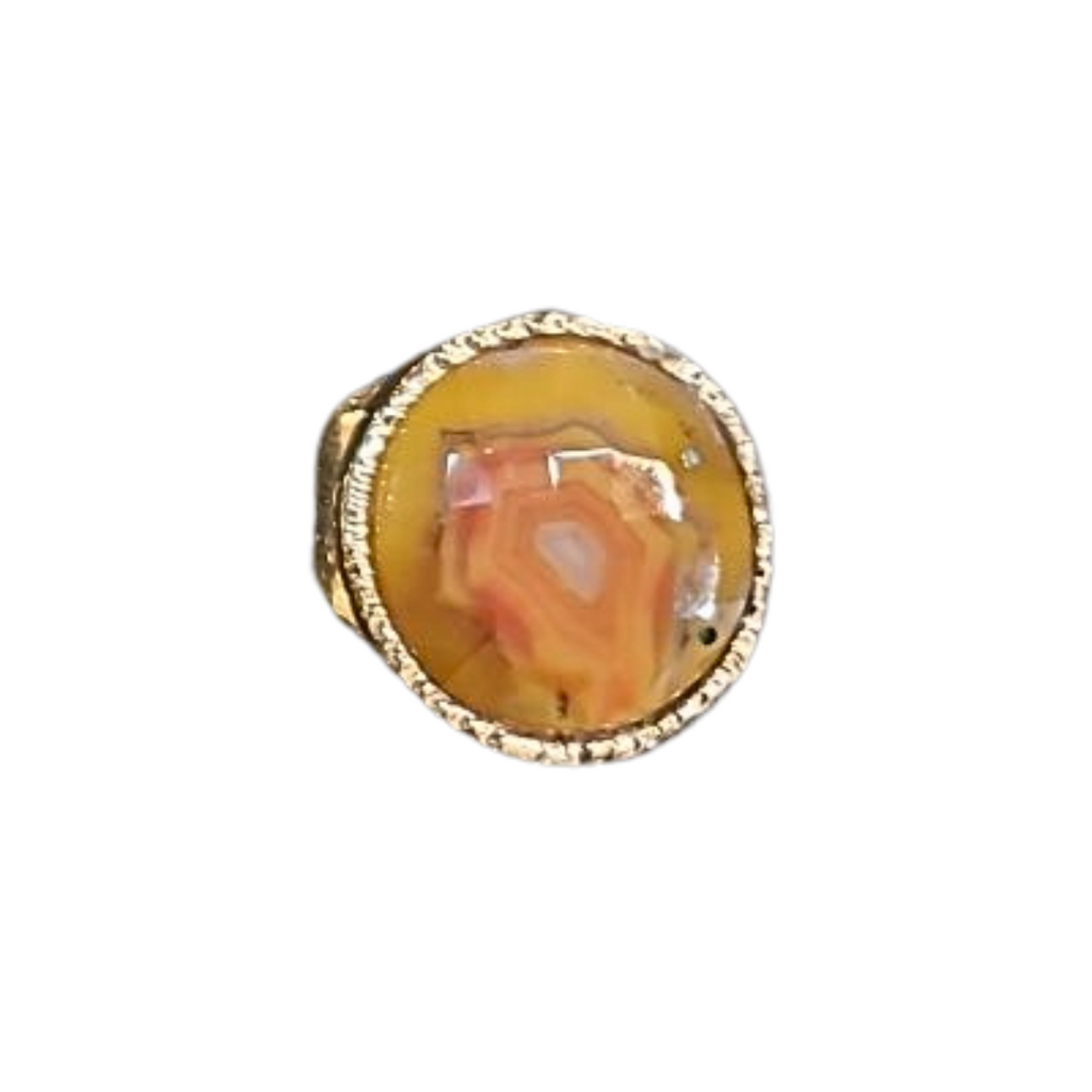 Round Jasper Cocktail Ring