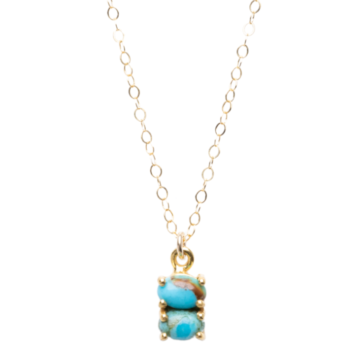 Double Turquoise LUX Necklace