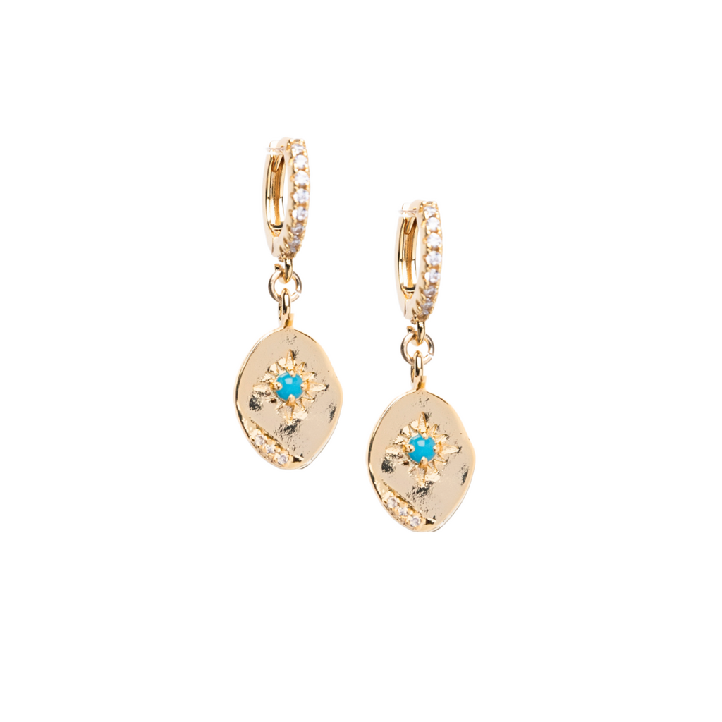 Inanna Turquoise Drop Earrings