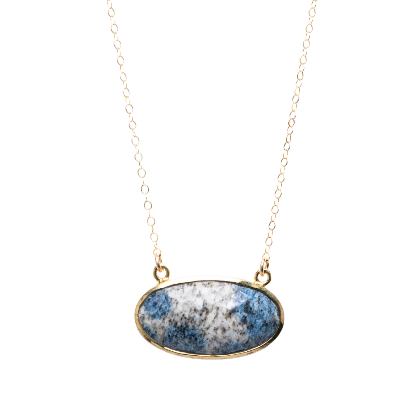 Jasper Oval Necklace