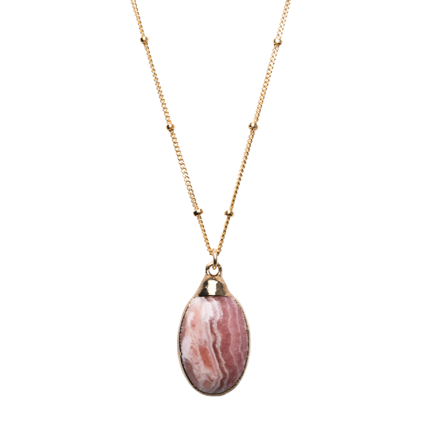 LUX Rhodochrosite Necklace