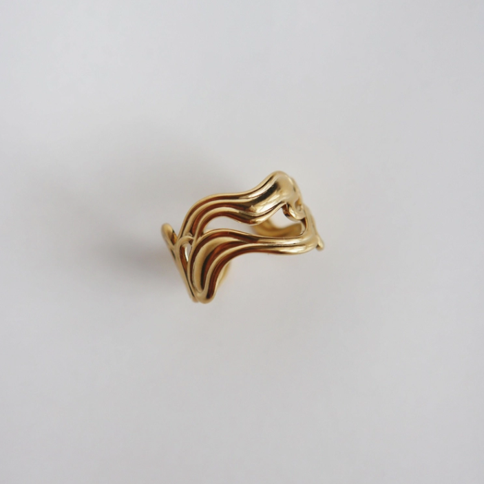 Adjustable Wave Ring